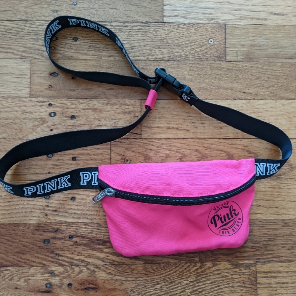 PINK Victoria's Secret "We Run This Beach" Buckle Bag